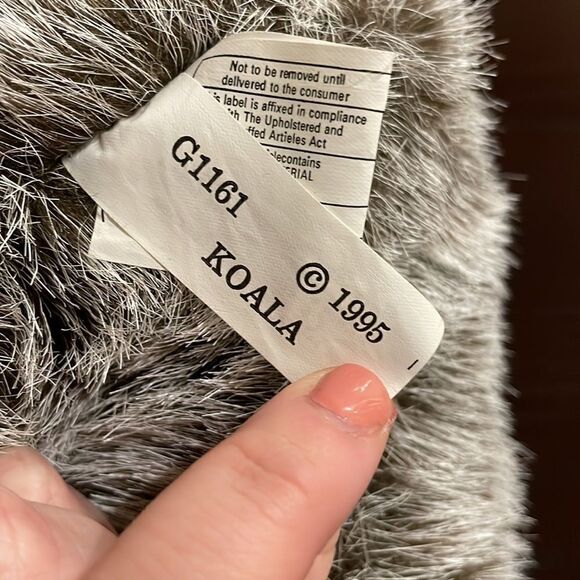 Terra Nova by GANZ Vintage 1995 Greg Koala Bear with Velcro Hands NWT 11” long - Picture 5 of 8